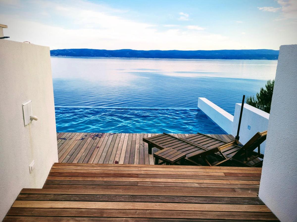 Luxury Apartments Villa Ruzmarina With New Heated Infinity Pool And Lounge Area Marusici  Екстериор снимка